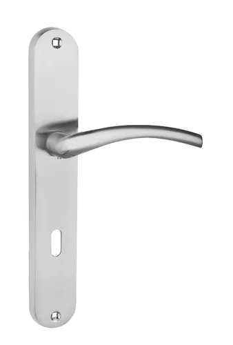 RICCO pajzsos ajtókilincs szálcsiszolt nikkel 72 mm BB