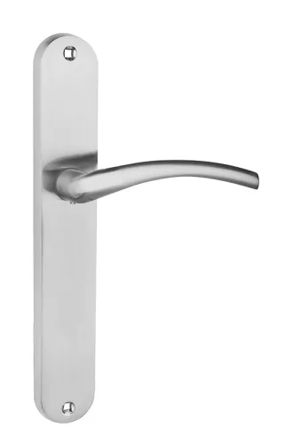 RICCO pajzsos ajtókilincs szálcsiszolt nikkel Lyuk nélkül