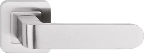 RIO ajtókilincs kerek rozettás szatén nikkel Csak kilincs felső rozettán