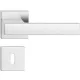 TOTAL ajtóajtókilincs szögletes rozettás matt szálcsiszolt króm BB