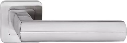 VIVA ajtókilincs kerek rozettás szatén nikkel Csak kilincs felső rozettán