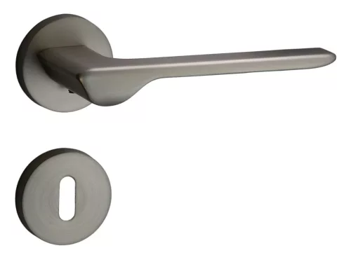 WC cu Rozetă rotundă, nichel satinat