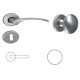 Satin chrome surface BB Button/Handle