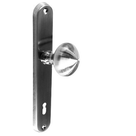 Eva Satin Chrome Oberfläche 92 mm PZ Zylindrischer Knopf/Türknauf