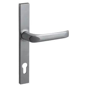   Felix szögletes Biztonsági Bejárati ajtókilincs Szatén króm 92mm PZ