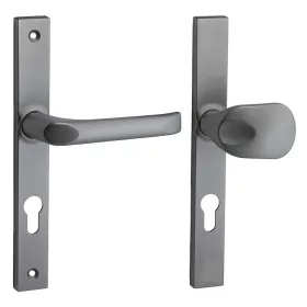   Felix szögletes Biztonsági Bejárati Gomb/ajtókilincs Szatén króm 72mm PZ