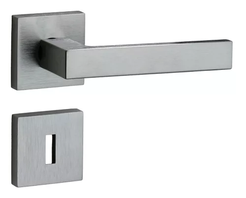 Italian Nostalgia Securitate Rozetă pătrată Suprafață crom satinat BB