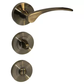   Eva Antiquität WC Knopf/Türknauf mit geschrubbter Oberfläche