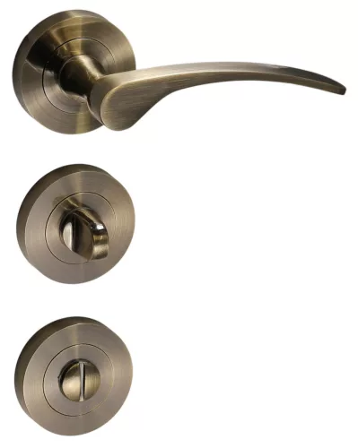 Eva Rozetă rotundă WC cu suprafață frecat antic