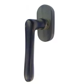   Nosztalgia Antik súrolt felület Nagyalakú Ablakfélkilincs Pozíciónáló Mechanikával