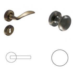 Olivgrüner BB Knopf/Türknauf mit gescheuertr Oberfläche