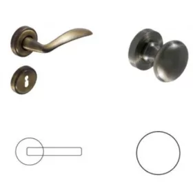 Olivgrüner PZ Knopf/Knopf mit gescheuertr Oberfläche