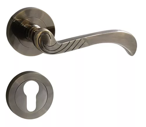 Roseta rotunda de trandafir Suprafata frecata antica PZ