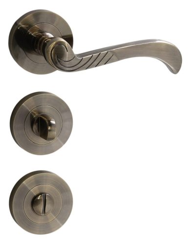 Rozetă rotundă de trandafir WC cu suprafață frecat antic