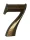 7 Număr de casă din bronz antic