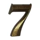 7 Număr de casă din bronz antic