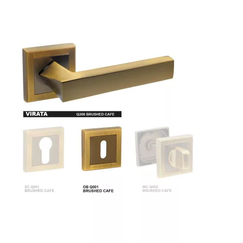 Virata Rozetă pătrată Suprafață frecat antic BB