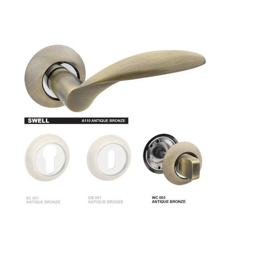 BUSSARE Swell Confort Antik Súrolt Felület WC