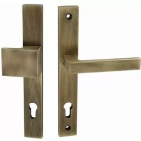   Przycisk/uchwyt bezpieczeństwa Salvo Antyczna szczotkowana powierzchnia 90 mm PZ