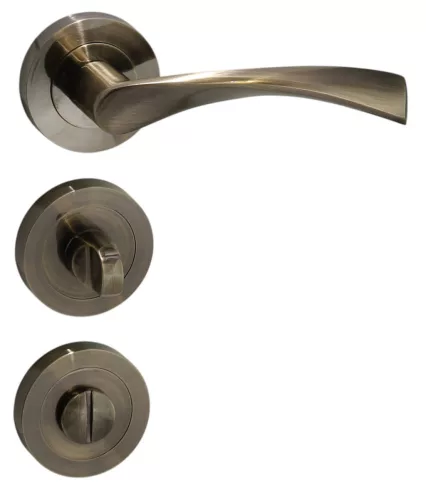 Rozetă rotundă Greta WC cu suprafață frecat antic