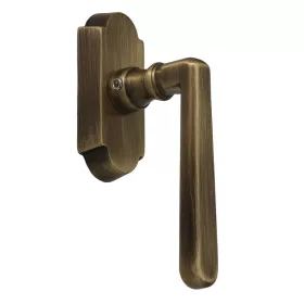   Olasz ALT WIEN Antik súrolt felület Nagyalakú Ablakfélkilincs Pozíciónáló Mechanikával