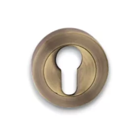   Runde Rosette (Gréta) Antiquität PZ Dichtungsabdeckung mit gescheuertr Oberfläche von unten nach oben