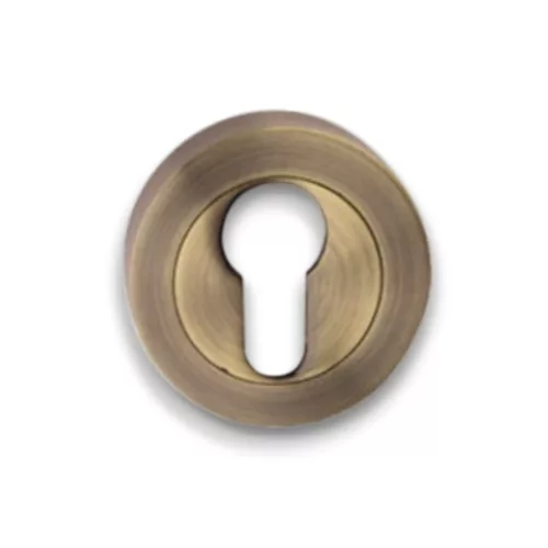 Runde Rosette (Gréta) Antiquität PZ Dichtungsabdeckung mit gescheuertr Oberfläche von unten nach oben