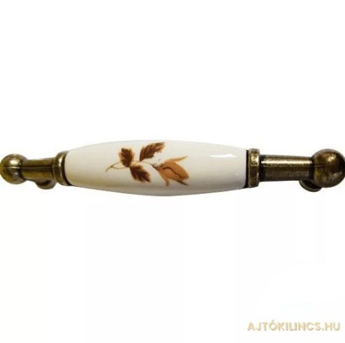 Furniture handle/Knob 1043 Brown floral 96 mm