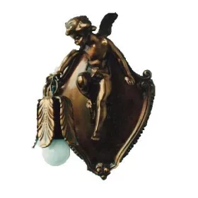 Starožitná lampa Starožitný brúsený povrch