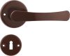 FESTETT ajtókilincs kerek rozettás barna BB