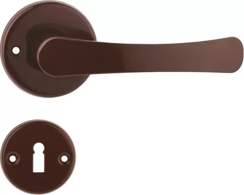 FESTETT ajtókilincs kerek rozettás barna BB