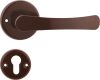 FESTETT ajtókilincs kerek rozettás barna PZ