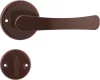 FESTETT ajtókilincs kerek rozettás barna WC