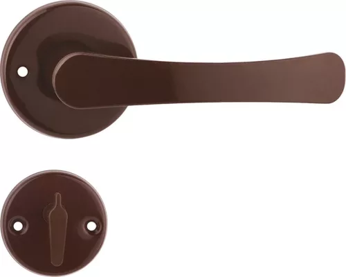 FESTETT ajtókilincs kerek rozettás barna WC
