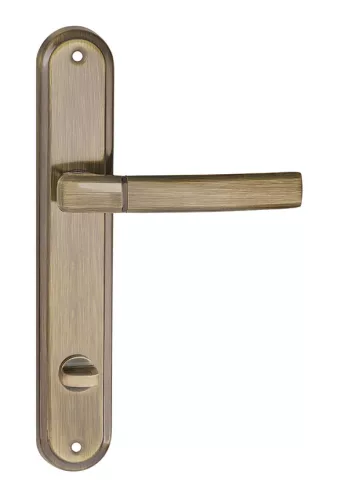 CAMILA pajzsos ajtókilincs antik 90 mm WC