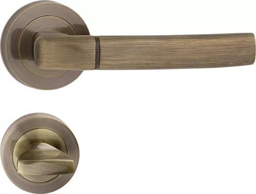 CAMILA ajtókilincs kerek rozettás antik WC