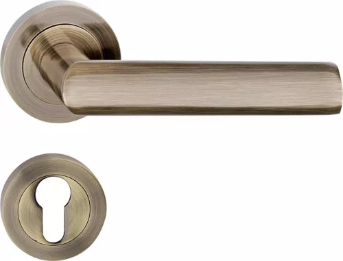 DARO ajtókilincs kerek rozettás antik PZ