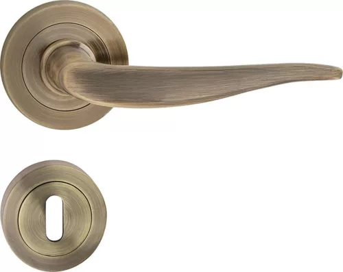 MONICA ajtókilincs kerek rozettás antik BB