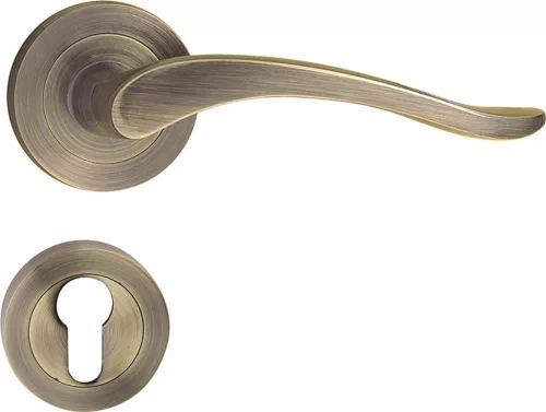 NICOLE/BALEN ajtókilincs kerek lapos antik PZ