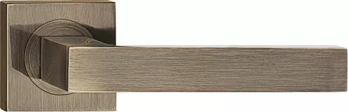 QUBIK ajtókilincs szögletes rozettás antik Csak kilincs felső rozettán