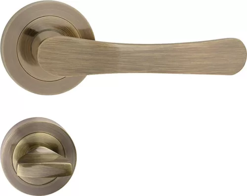 SYDNEY ajtókilincs kerek rozettás antik WC