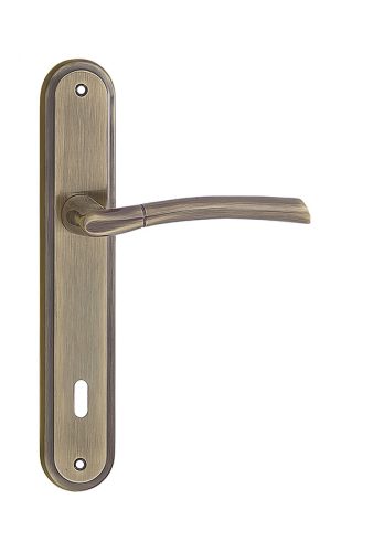 ZORBA pajzsos ajtókilincs antik 90 mm BB