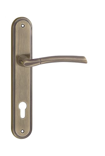 ZORBA pajzsos ajtókilincs antik 90 mm PZ