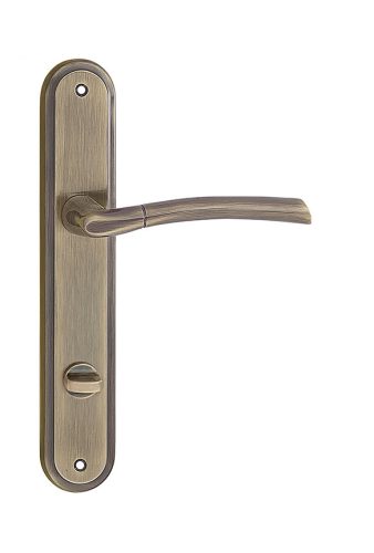 ZORBA pajzsos ajtókilincs antik 90 mm WC