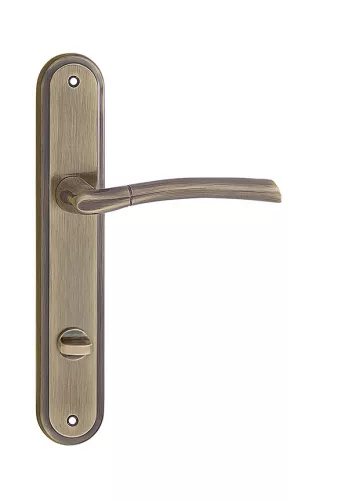 ZORBA pajzsos ajtókilincs antik 90 mm WC