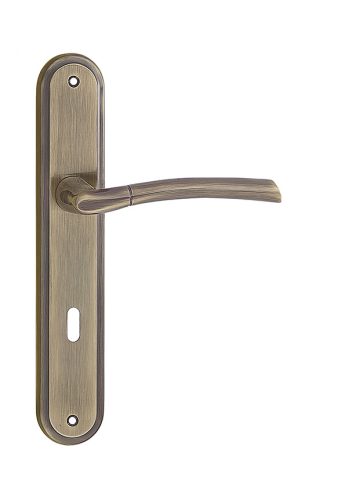 ZORBA pajzsos ajtókilincs antik 72 mm BB