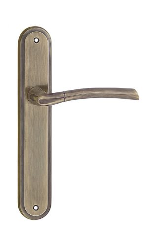 ZORBA pajzsos ajtókilincs antik Lyuk nélkül