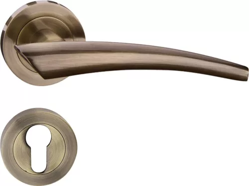 IDEA ajtókilincs kerek rozettás antik PZ