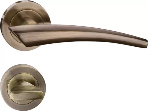 IDEA ajtókilincs kerek rozettás antik WC