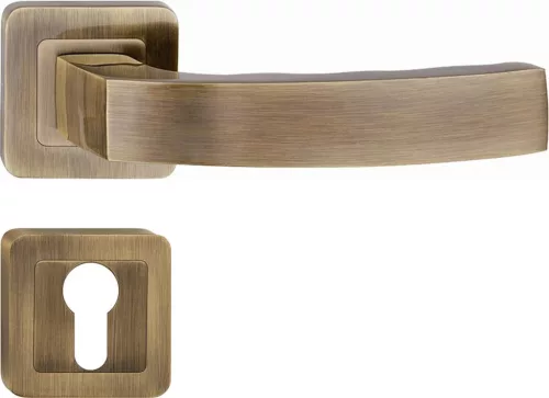 MONDO ajtókilincs kerek rozettás antik PZ